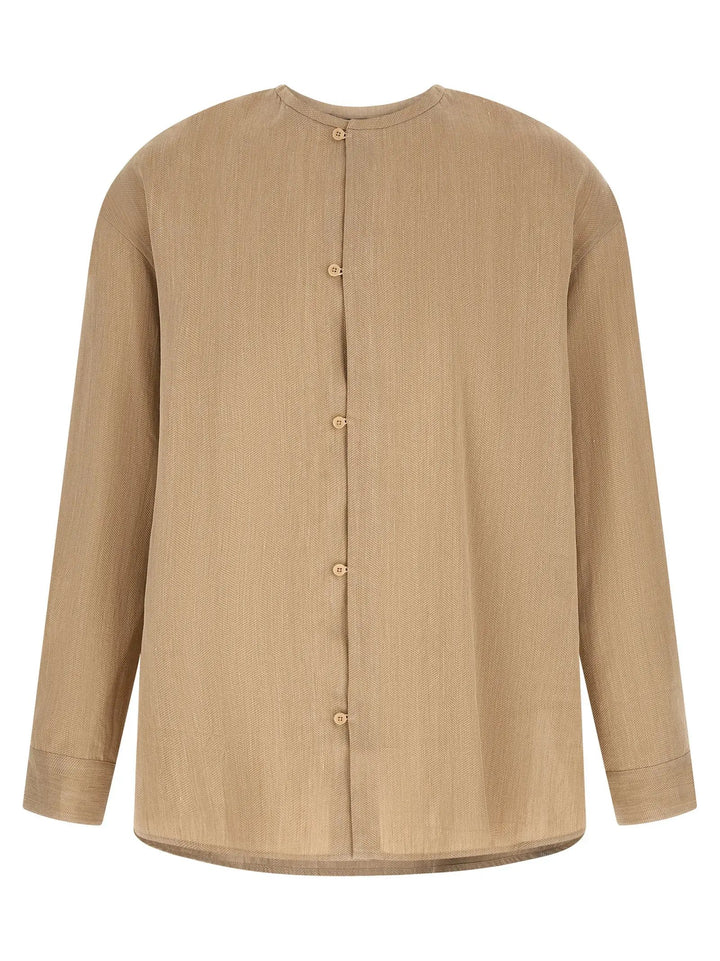 Jacquemus Beige Linen Blouse