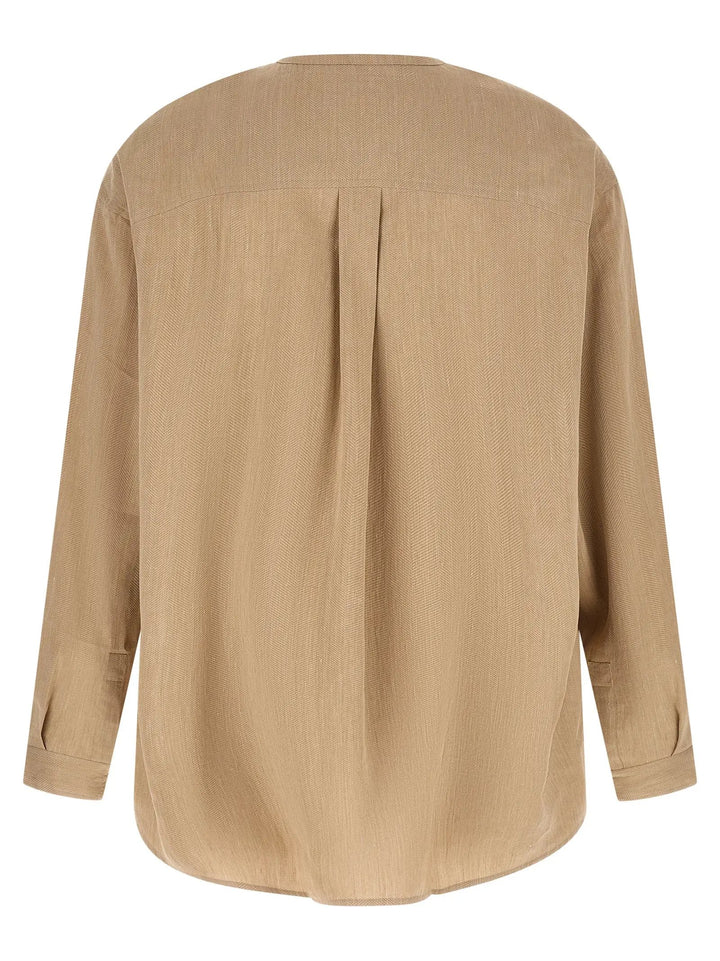 Jacquemus Beige Linen Blouse