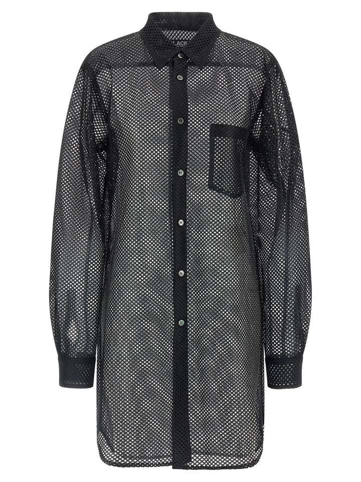 Comme Des Garçons Black Polyester Blouse