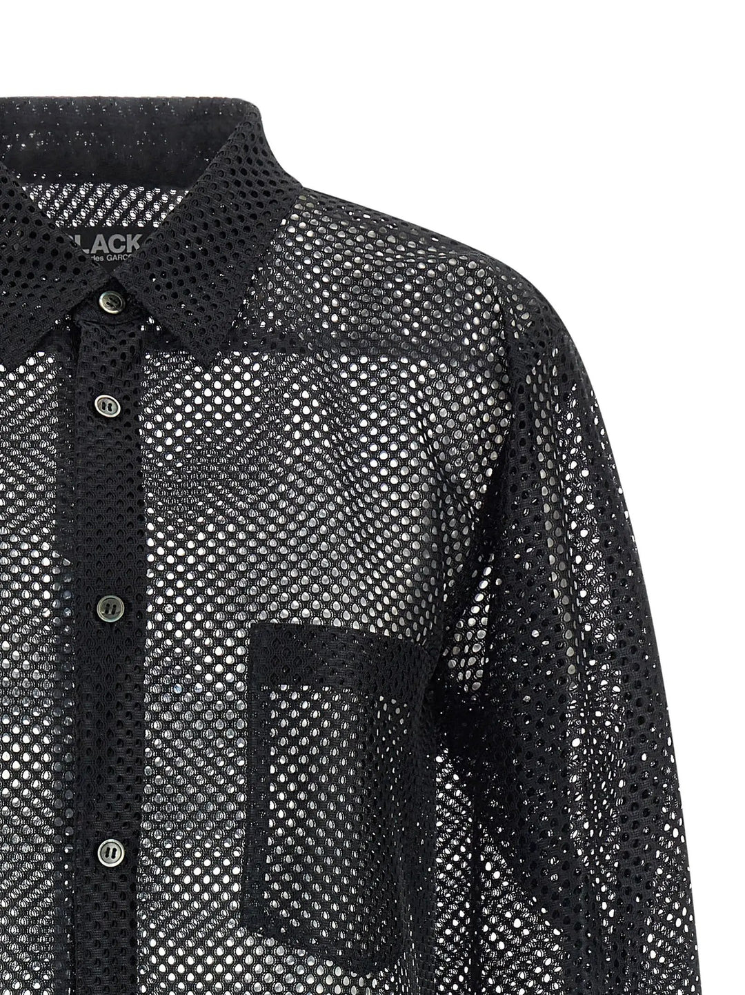 Comme Des Garçons Black Polyester Blouse