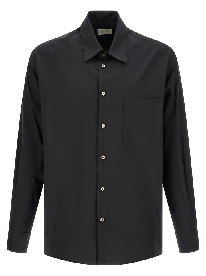 Lemaire Black Cotton Blouse