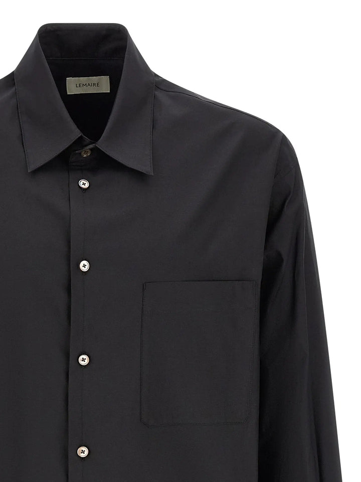 Lemaire Black Cotton Blouse