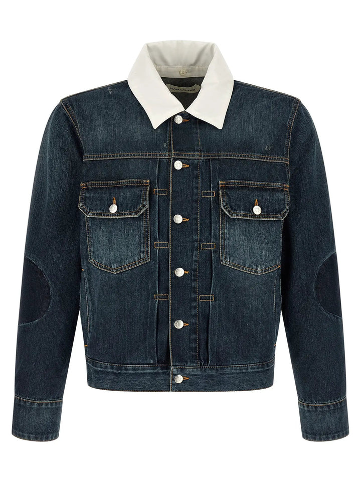 Namacheko Blue Cotton Denim Jacket