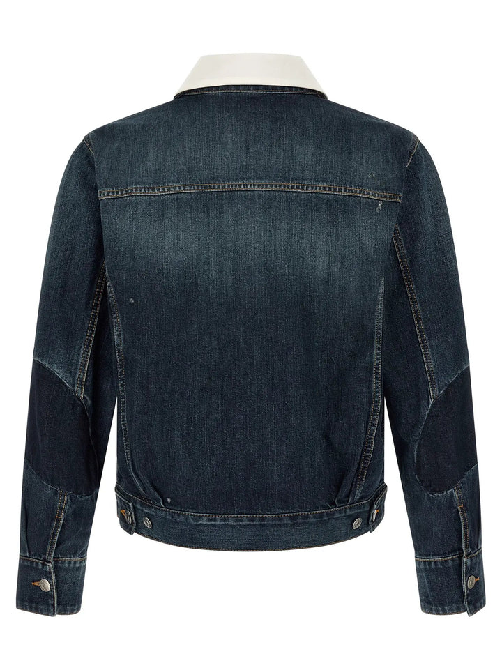 Namacheko Blue Cotton Denim Jacket