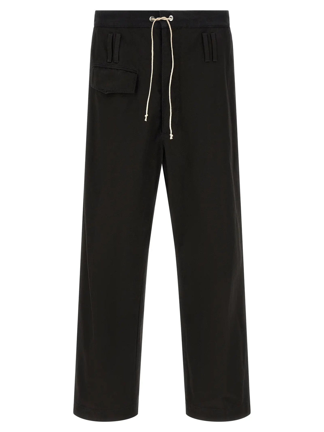 Namacheko Black Cotton Casual Pants