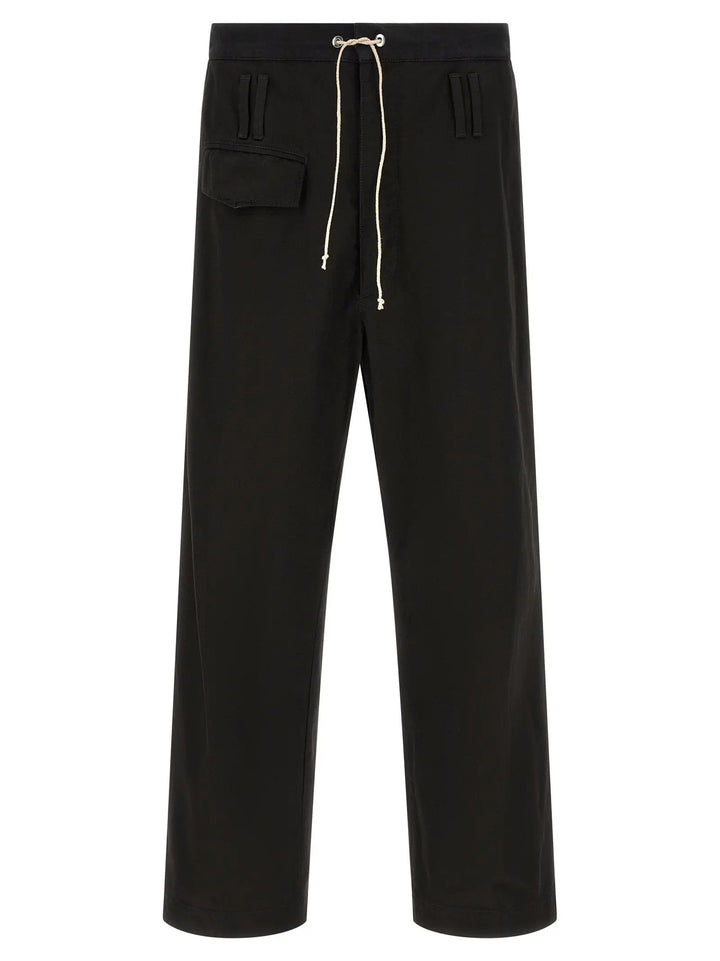 Namacheko Black Cotton Casual Pants