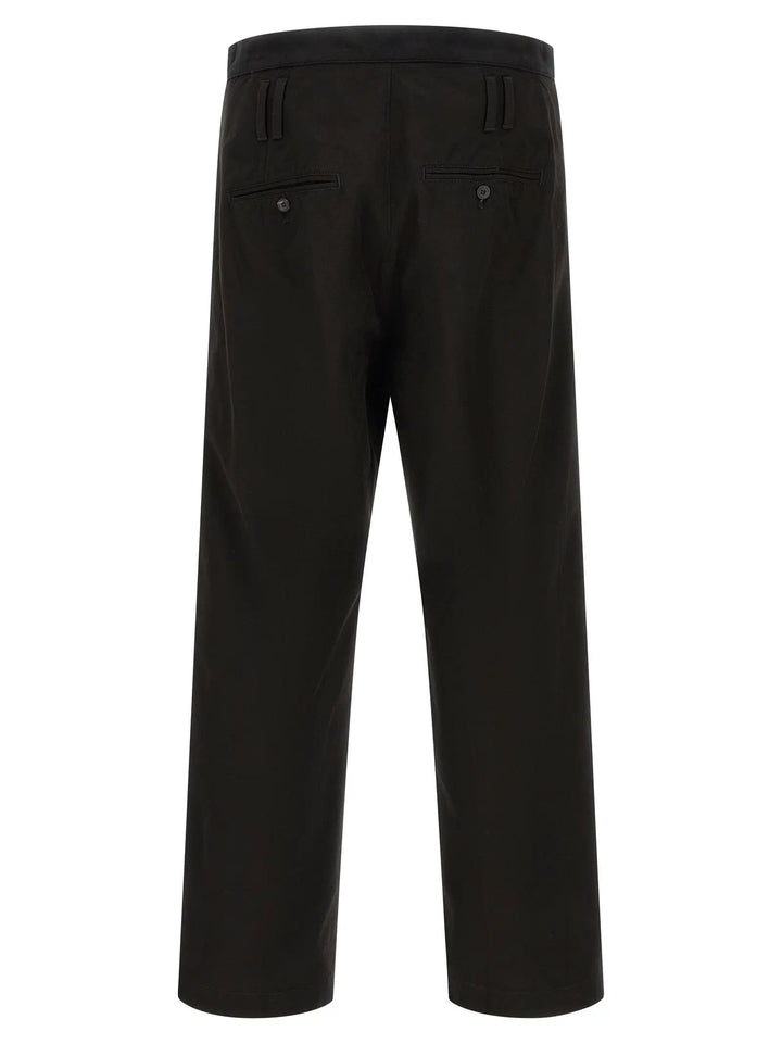 Namacheko Black Cotton Casual Pants