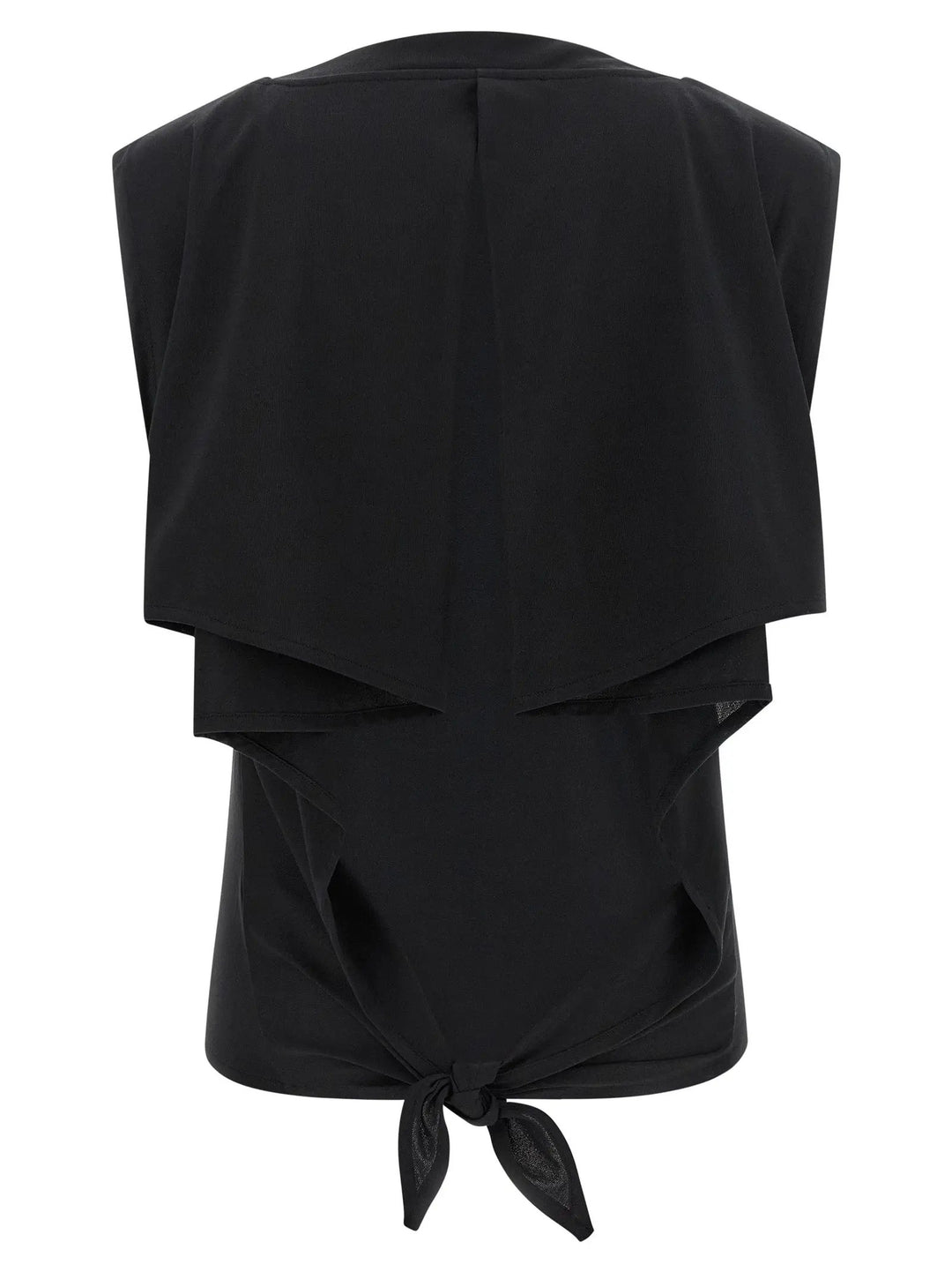 Jacquemus Black Paper Sleeveles T-Shirt