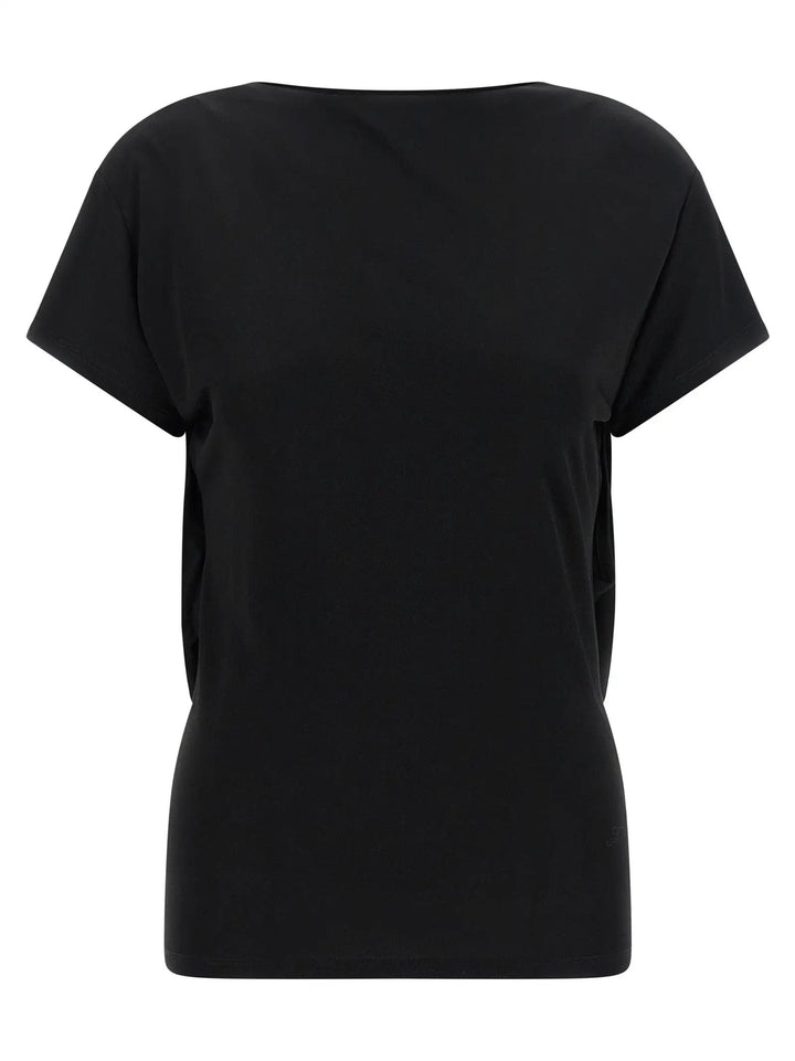 Jacquemus Black Viscose T-Shirt