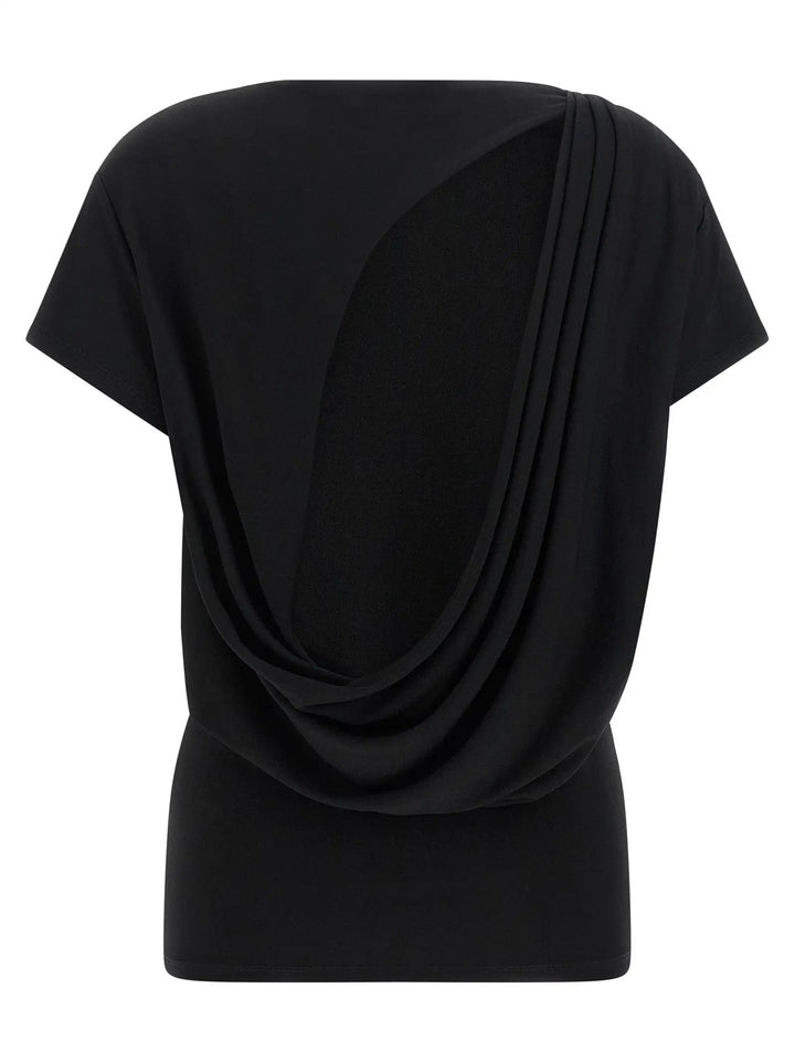 Jacquemus Black Viscose T-Shirt