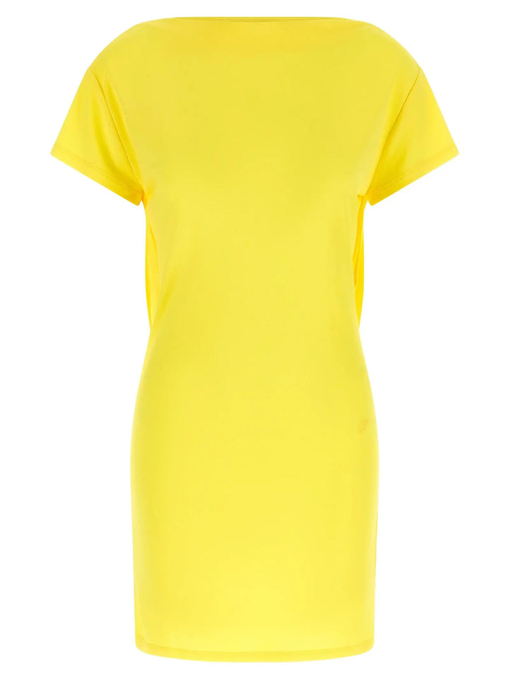 Jacquemus Bicolor Viscose Short Dress