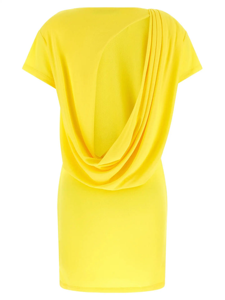 Jacquemus Bicolor Viscose Short Dress