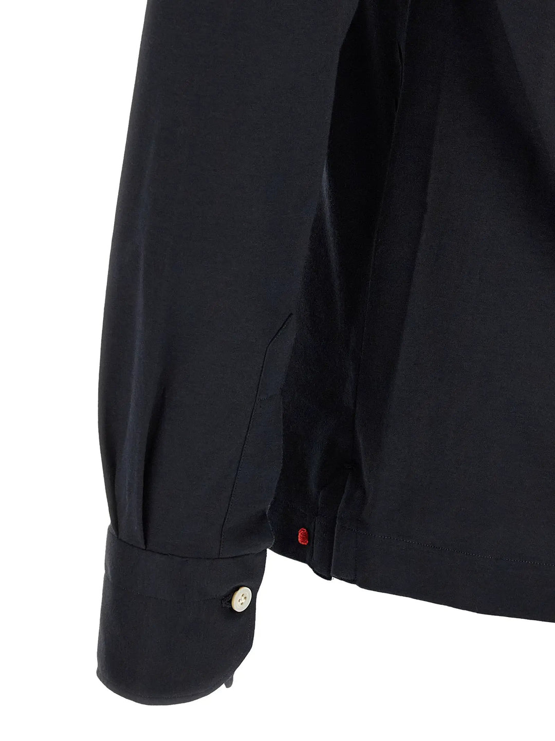Kiton Blue Cotton Polo Shirt