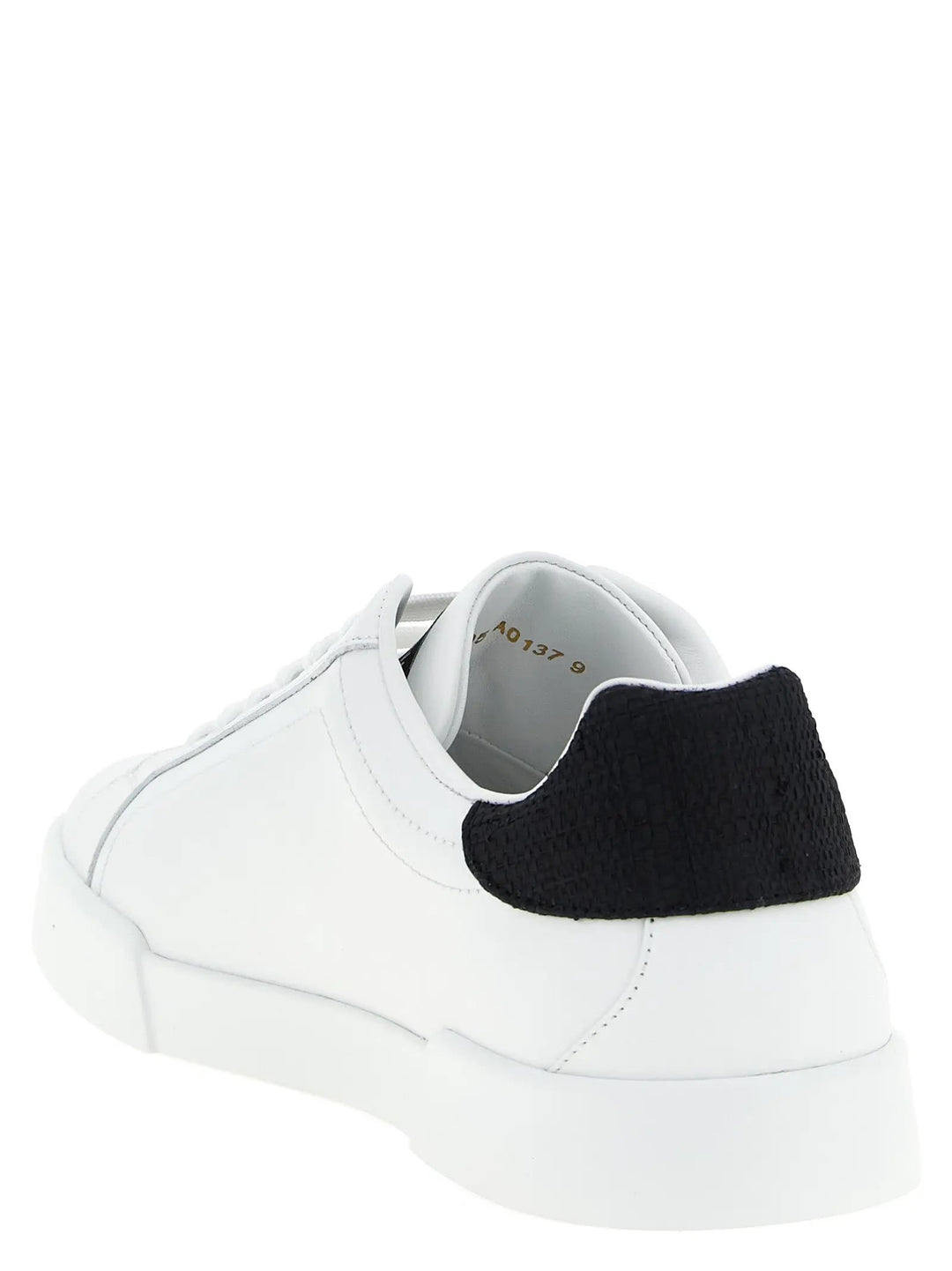 Dolce &amp; Gabbana Bicolor Calfskin Low Top Sneakers