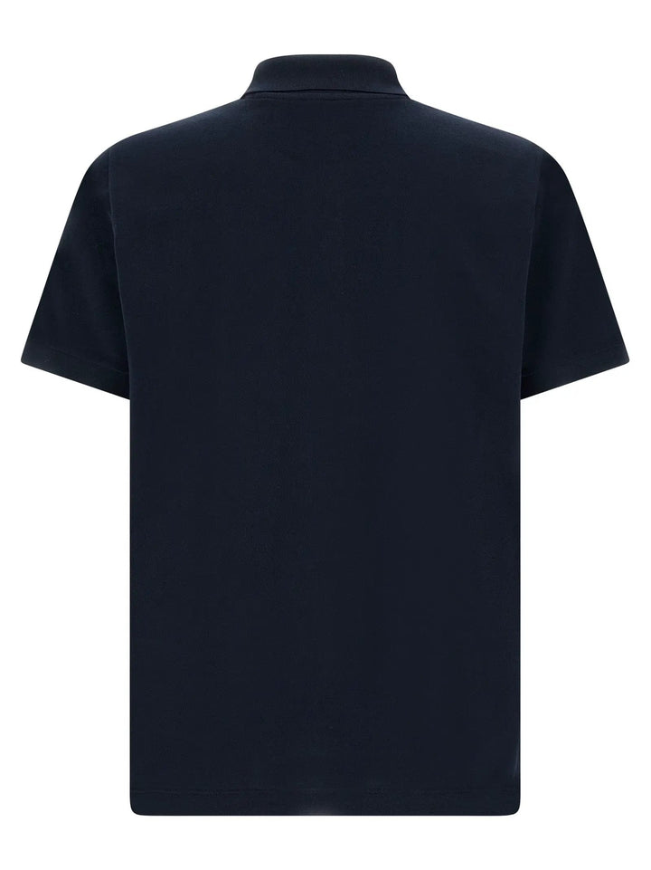 Fendi Blue Cotton Polo Shirt