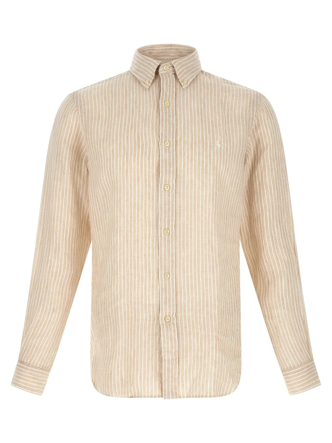 Polo Ralph Lauren Beige Linen Blouse