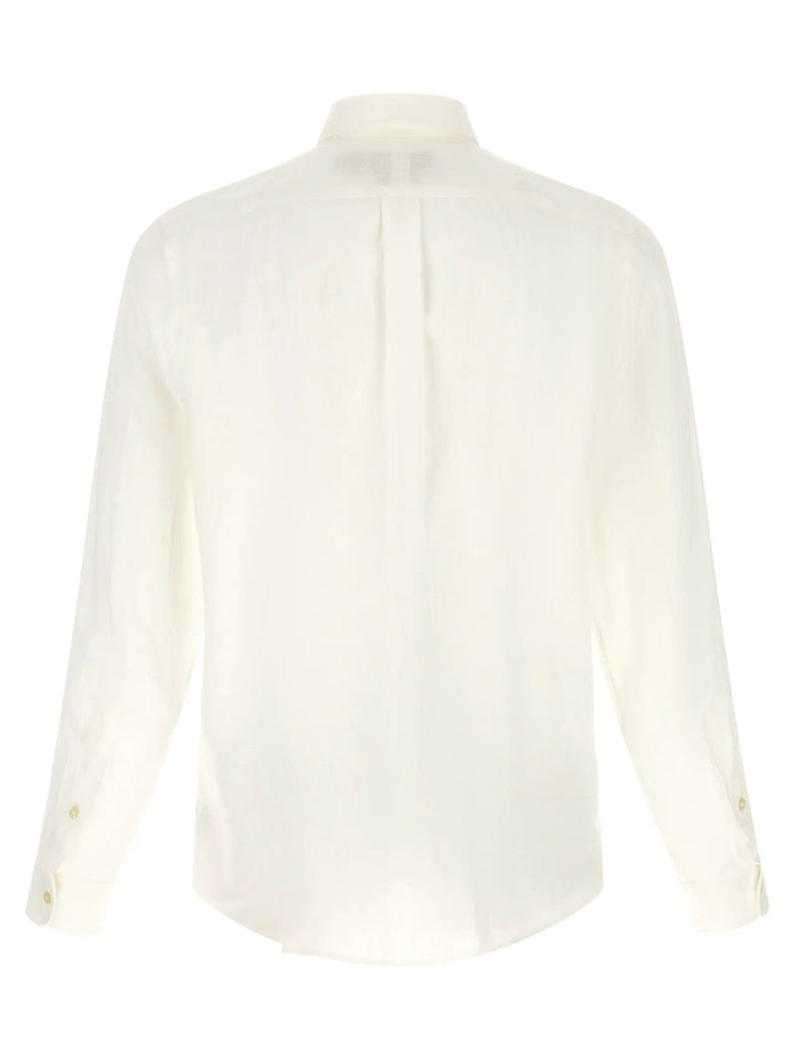 Polo Ralph Lauren Sample Sale | Polo Ralph Lauren White Linen Blouse - | Designer outlet