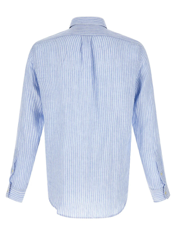 Polo Ralph Lauren Blue Linen Blouse