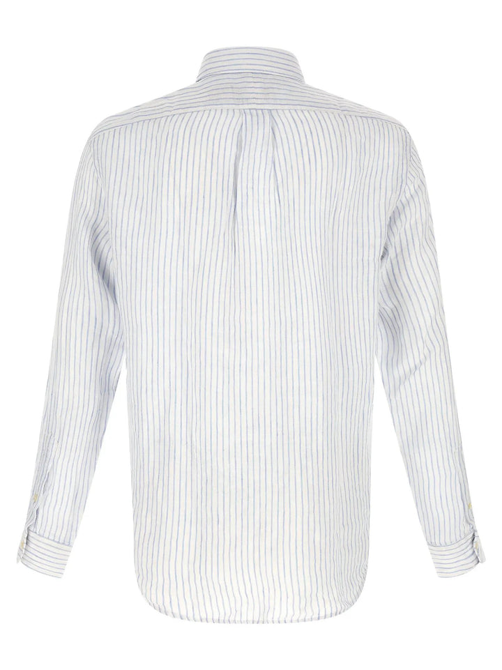 Polo Ralph Lauren Blue Linen Blouse