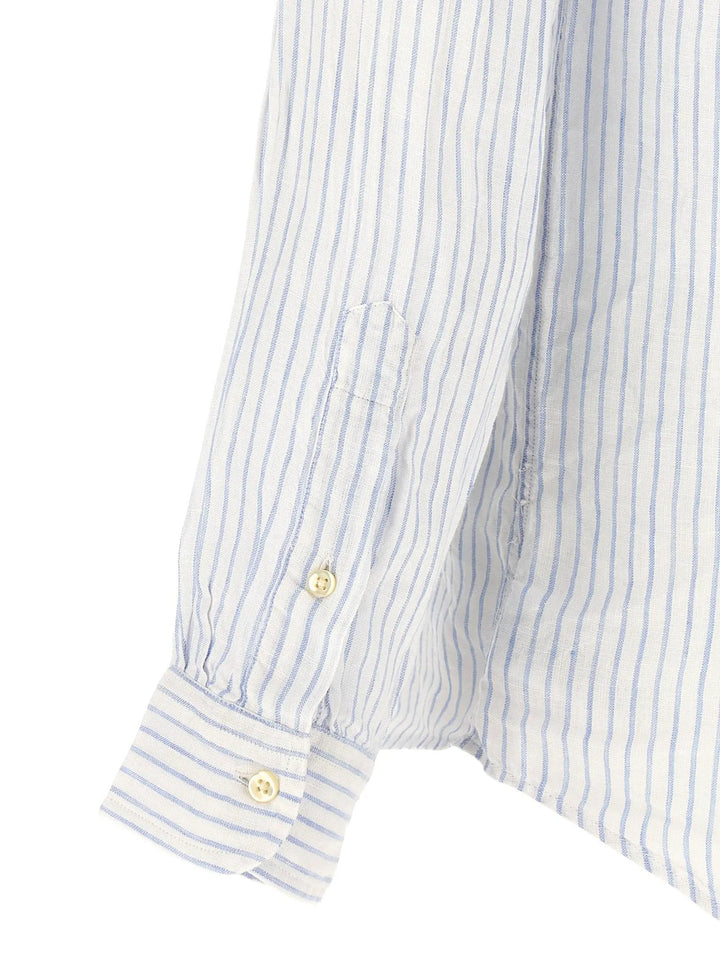 Polo Ralph Lauren Blue Linen Blouse