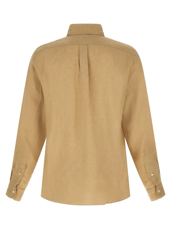Polo Ralph Lauren Beige Linen Blouse