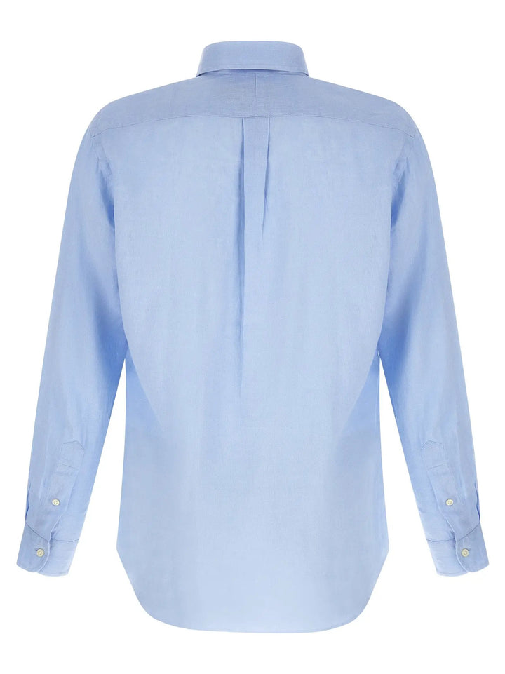 Polo Ralph Lauren Blue Linen Blouse