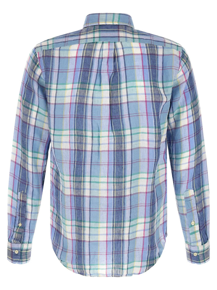 Polo Ralph Lauren Blue Linen Blouse