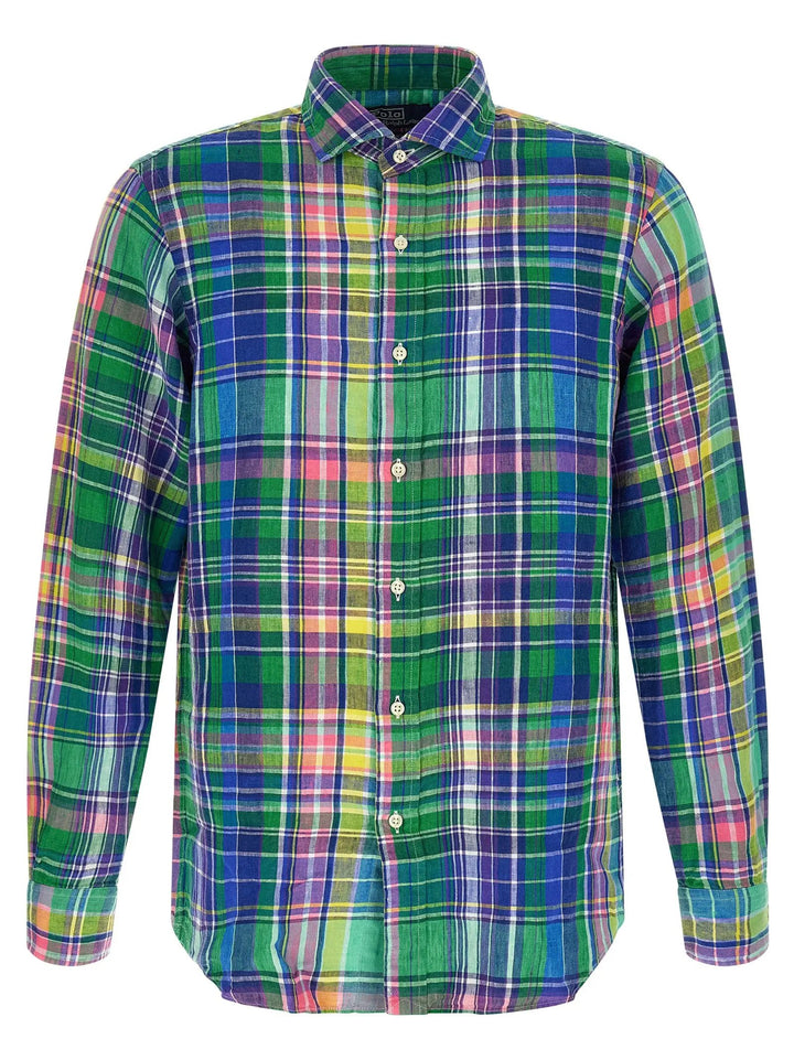 Polo Ralph Lauren Sample Sale | Polo Ralph Lauren Multicolor Linen Blouse - | Designer outlet