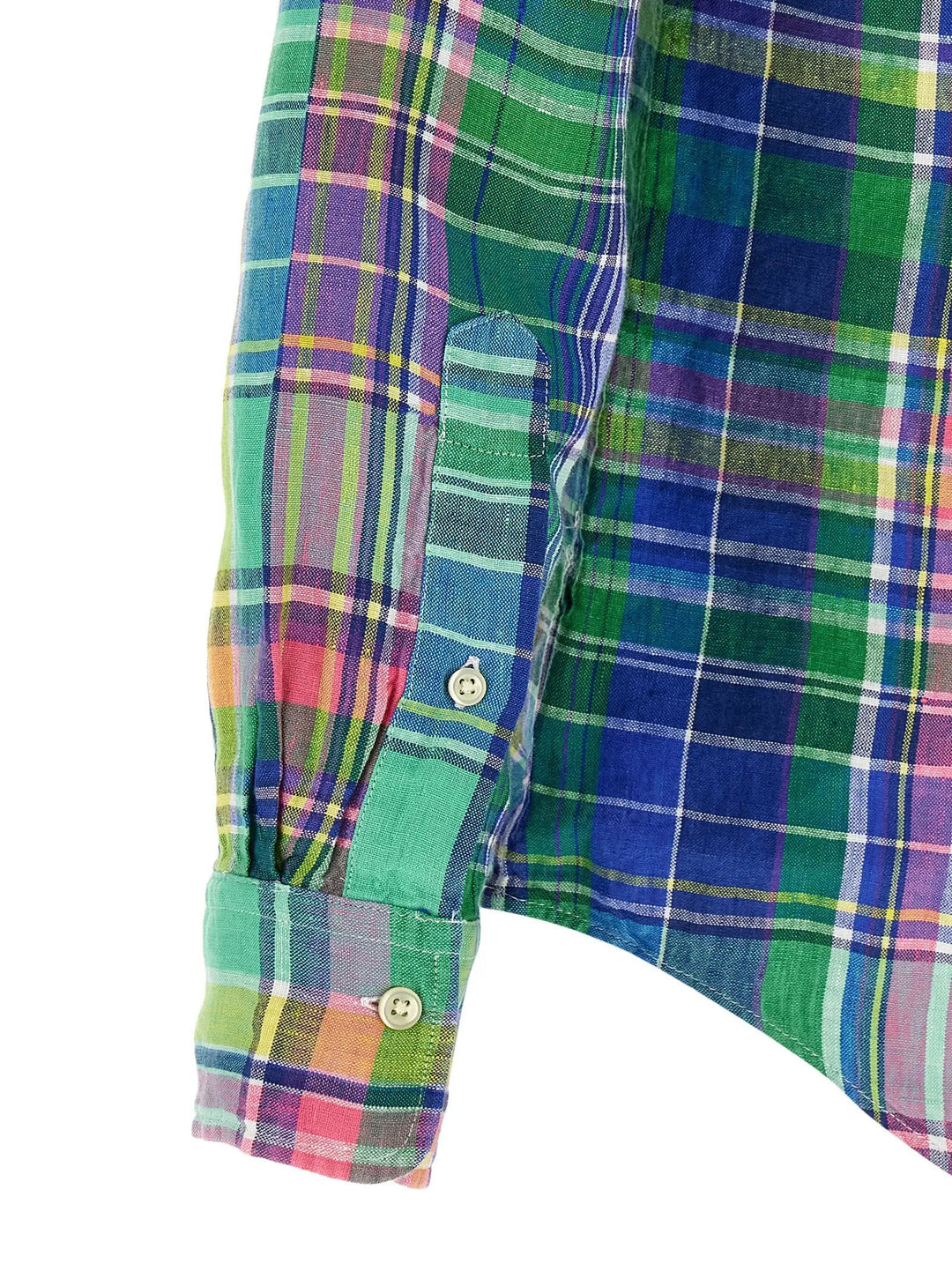 Polo Ralph Lauren Sample Sale | Polo Ralph Lauren Multicolor Linen Blouse - | Designer outlet