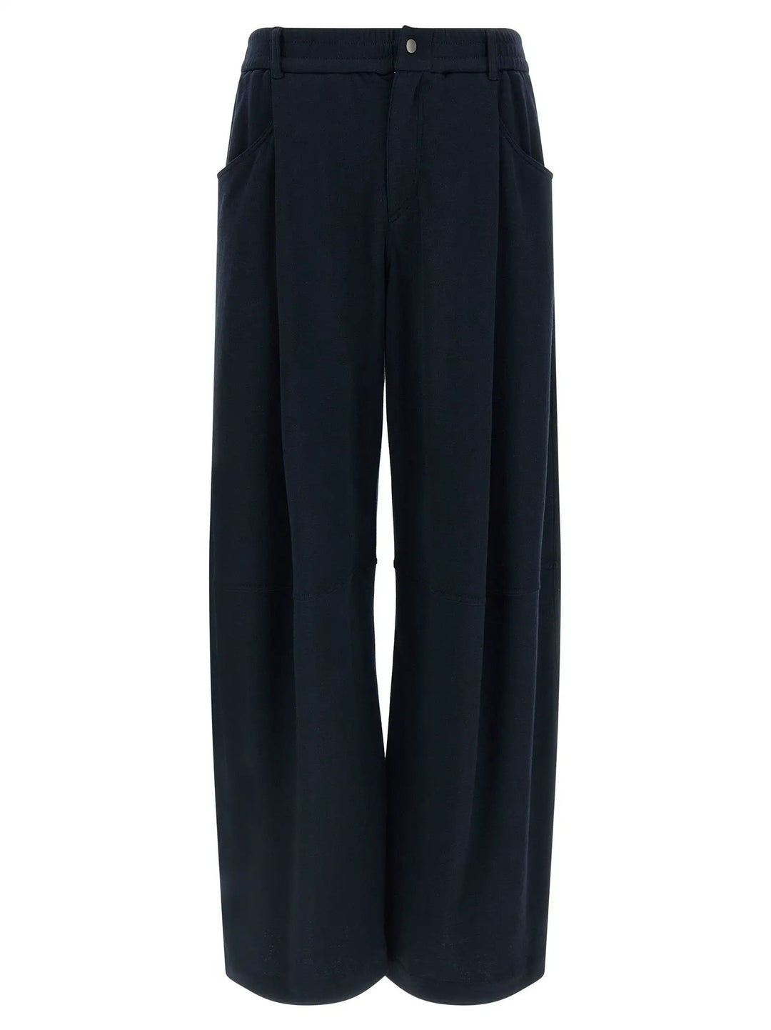 Brunello Cucinelli Blue Cotton Casual Pants