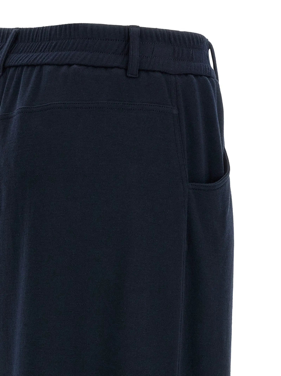 Brunello Cucinelli Blue Cotton Casual Pants
