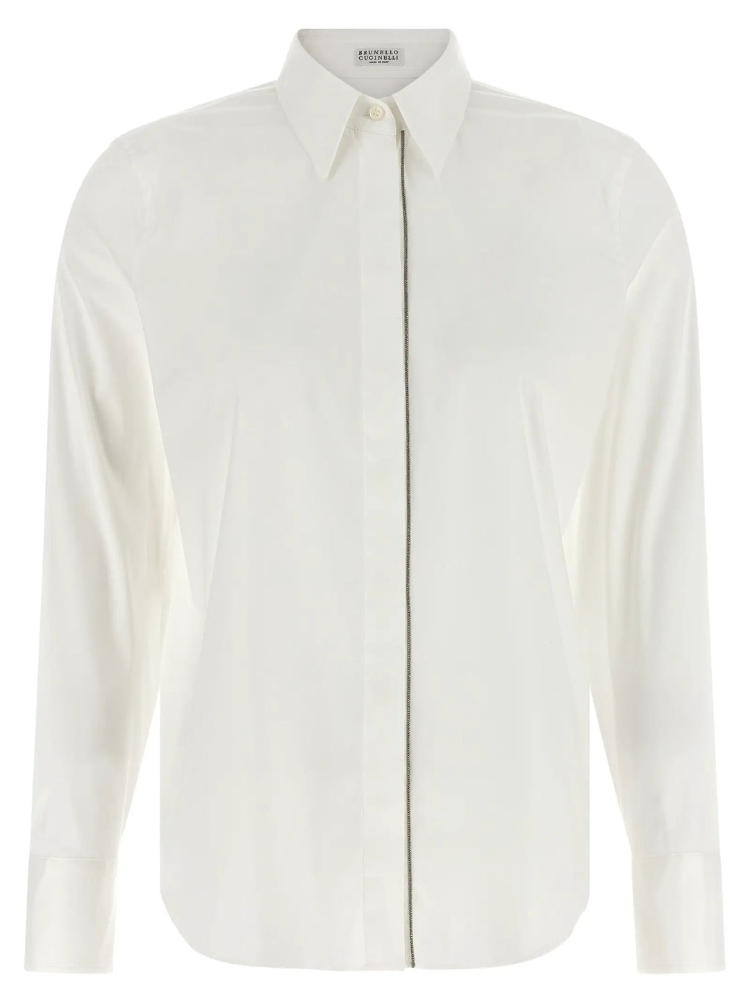 Brunello Cucinelli White Cotton Blouse