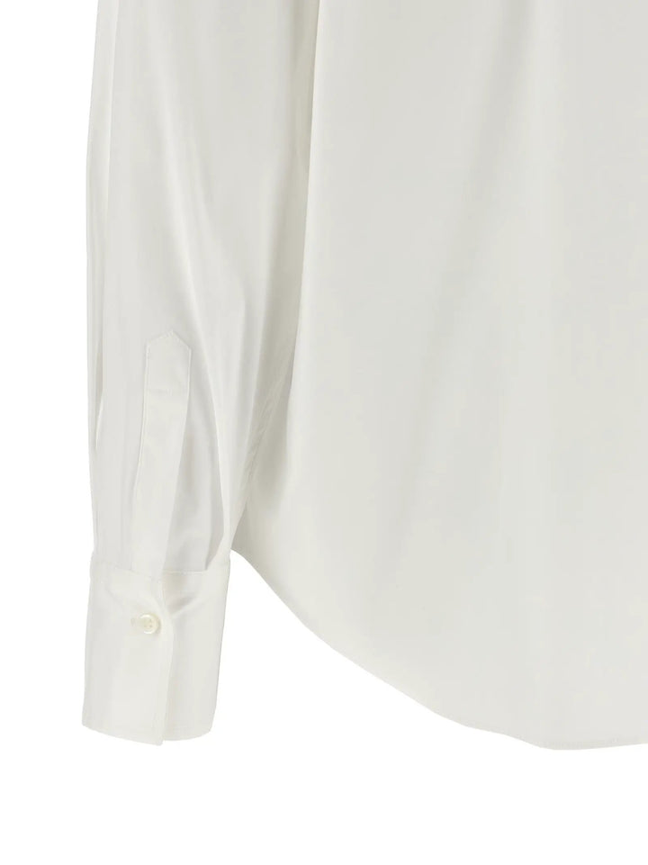 Brunello Cucinelli White Cotton Blouse