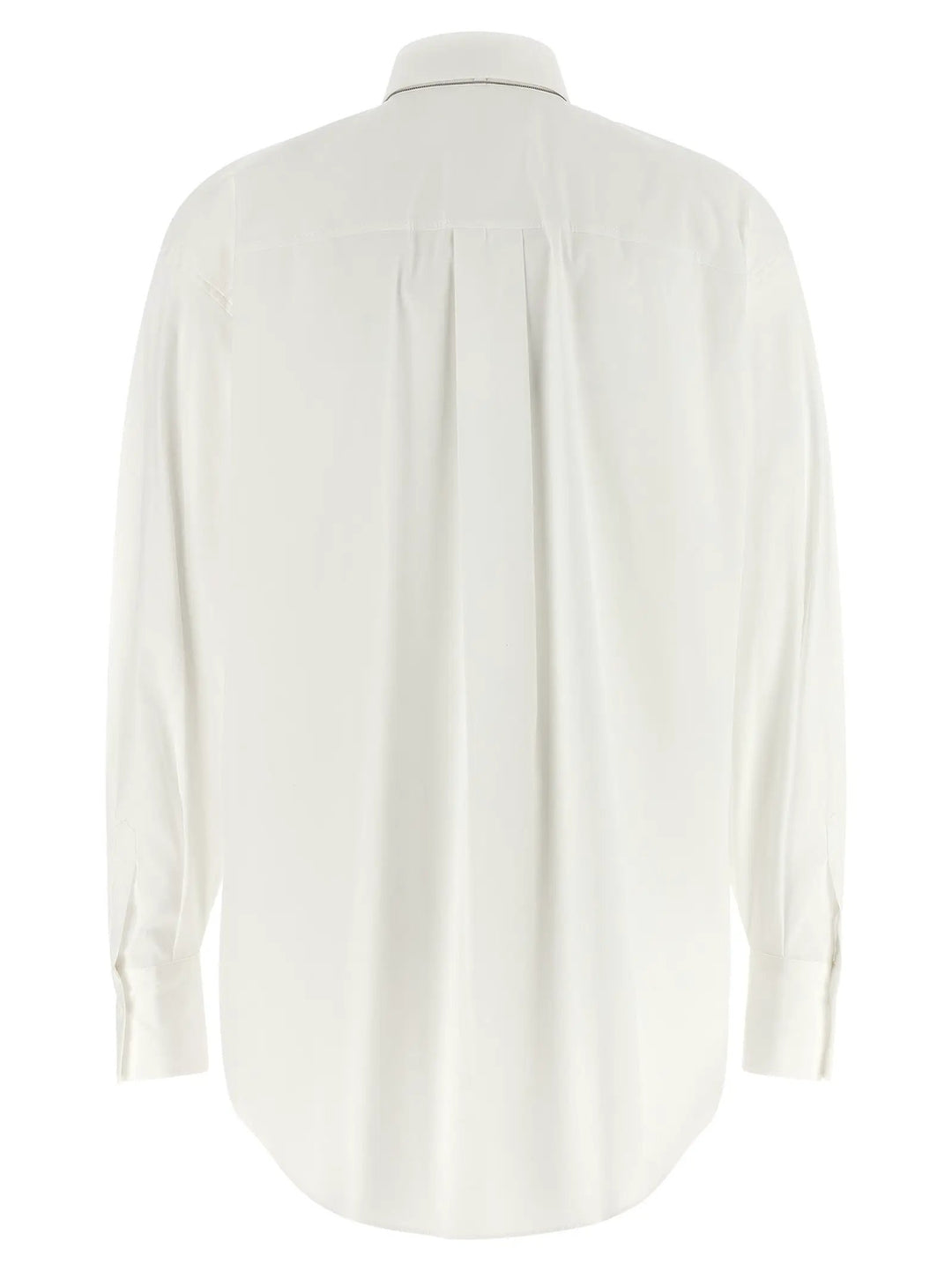 Brunello Cucinelli White Cotton Blouse