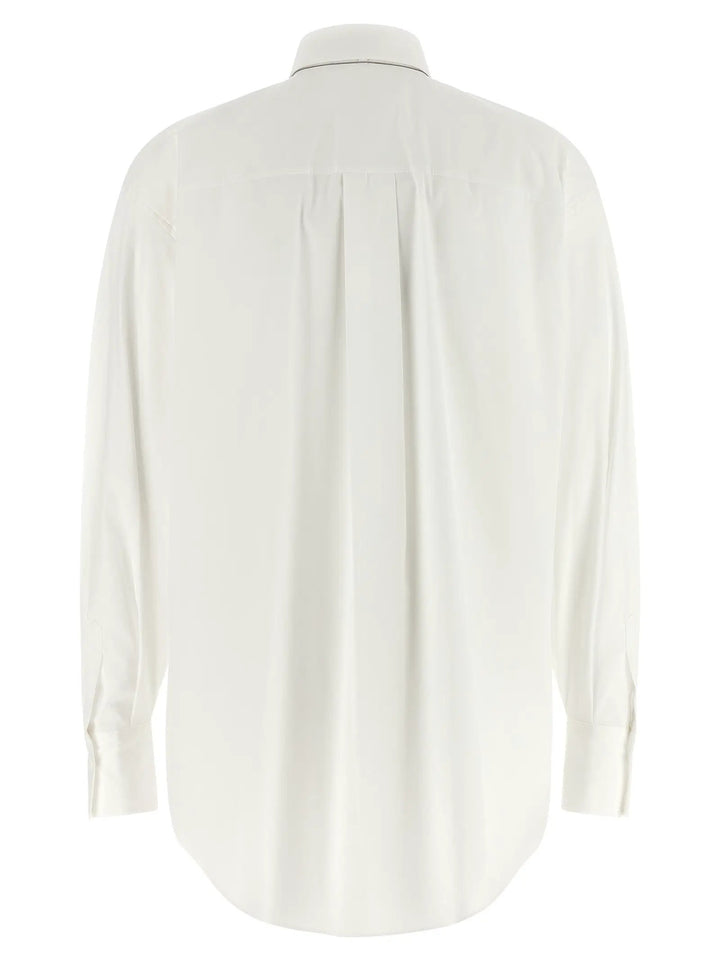 Brunello Cucinelli White Cotton Blouse
