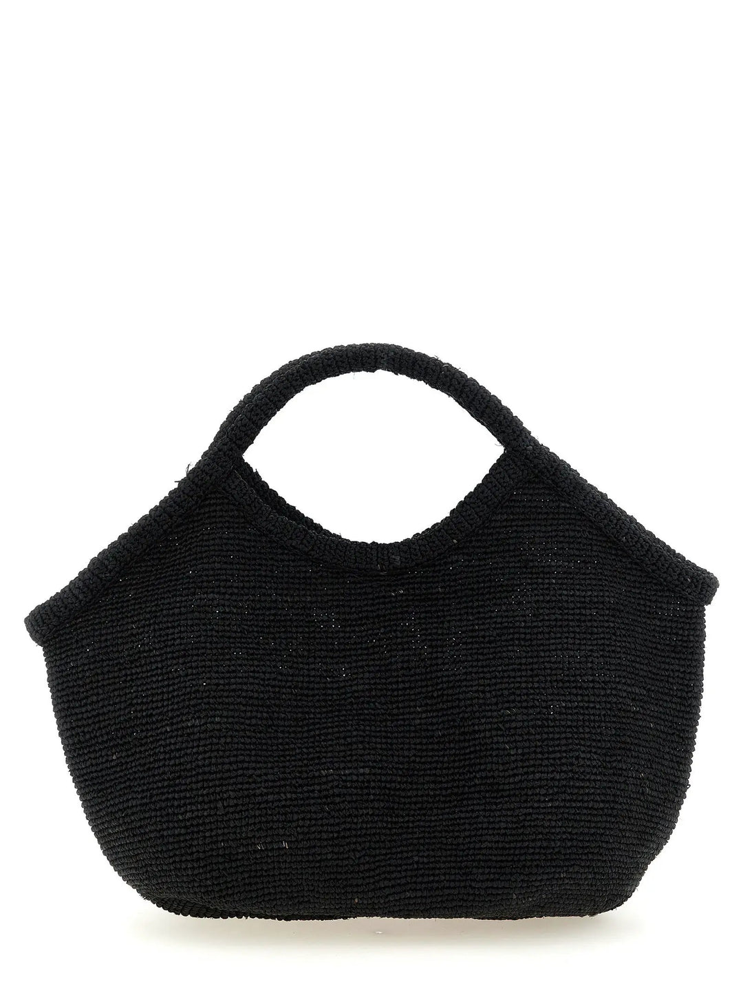Ibeliv Sample Sale | Ibeliv Black Raffia Tote Bag - | Designer outlet