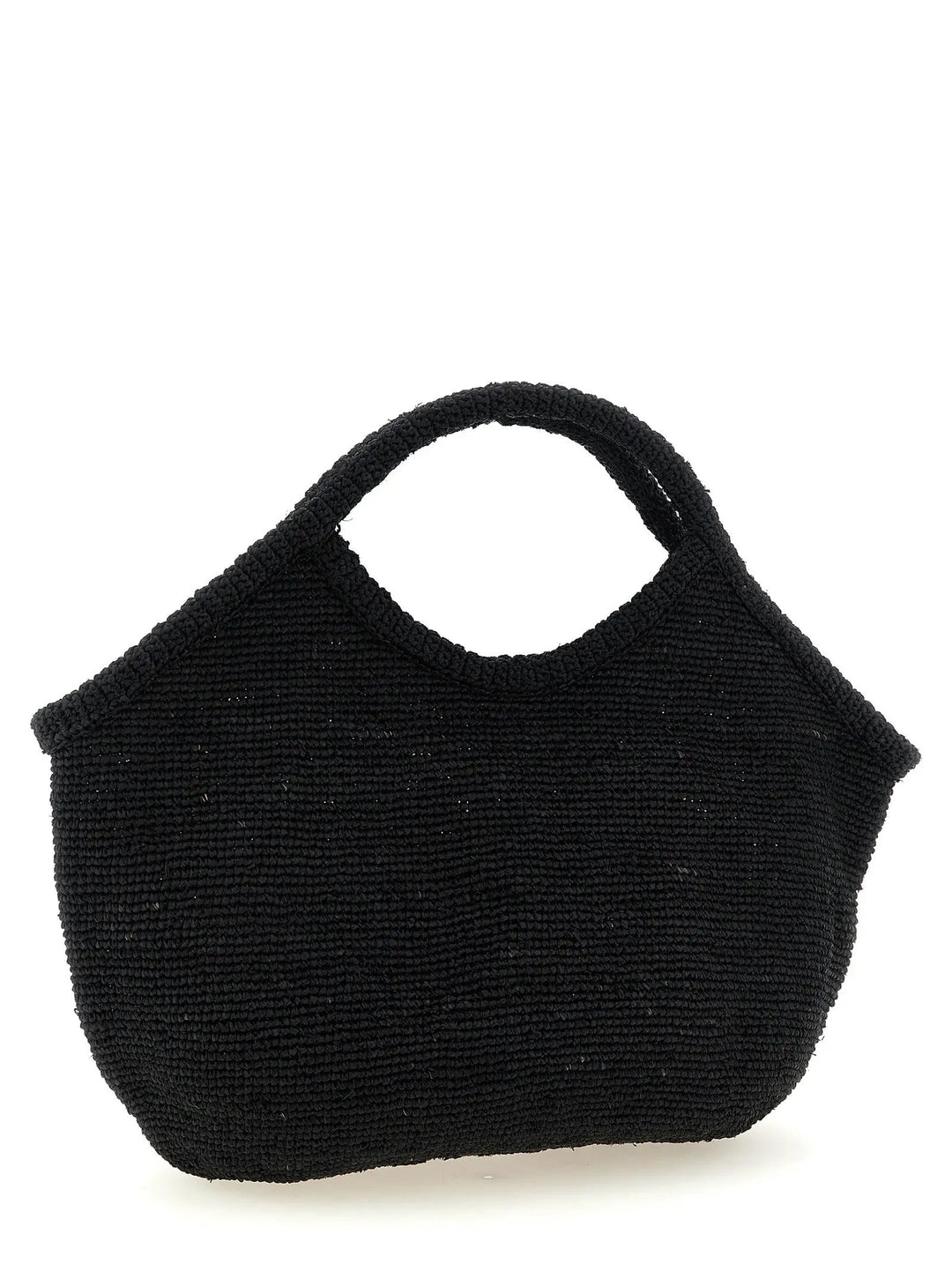 Ibeliv Sample Sale | Ibeliv Black Raffia Tote Bag - | Designer outlet