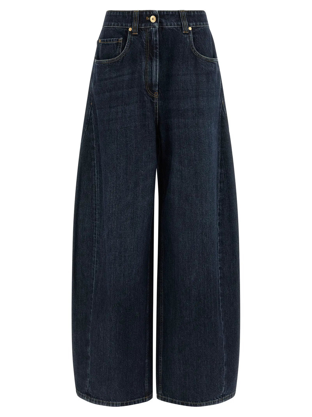 Brunello Cucinelli Blue Cotton Jeans Denim