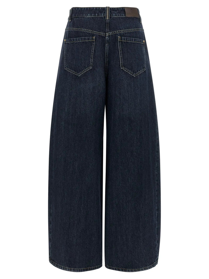 Brunello Cucinelli Blue Cotton Jeans Denim