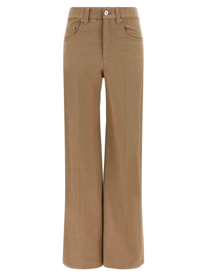 Brunello Cucinelli Beige Cotton Jeans Denim
