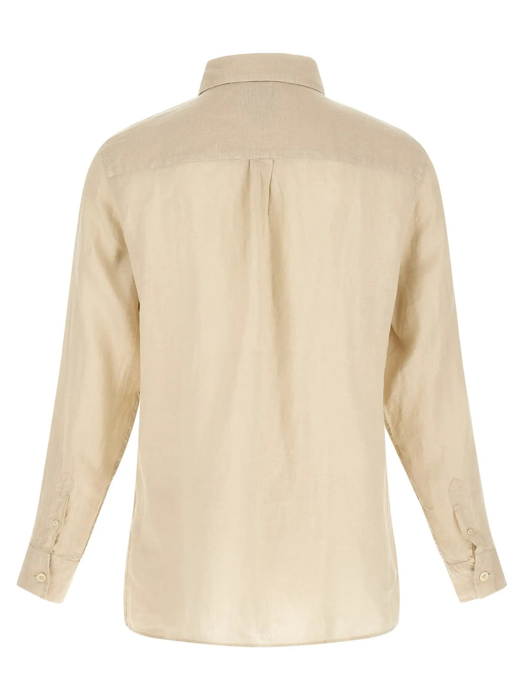 MC2 Saint Barth Beige Linen Polo Shirt