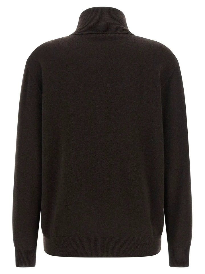 Brunello Cucinelli Brown Cashmere Cardigan