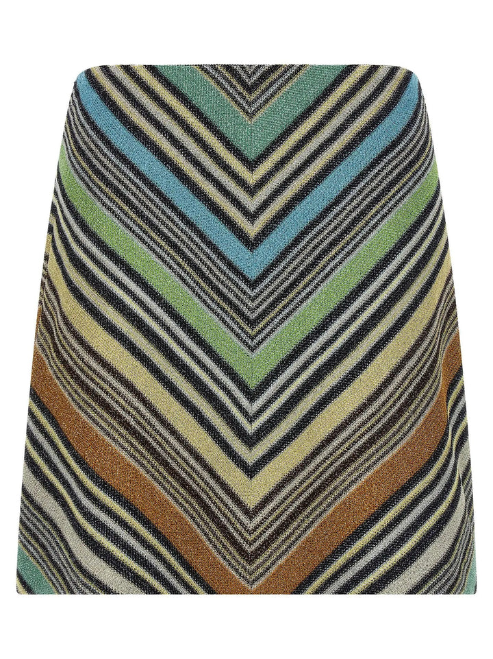 Missoni Multicolor Viscose Long Skirt