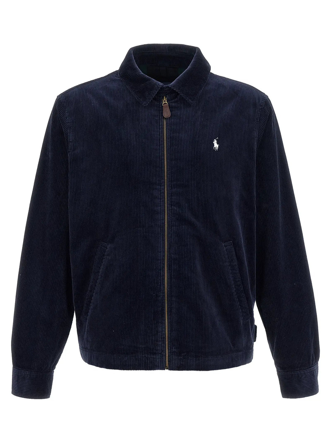Polo Ralph Lauren Blue Cotton Full-Length Jacket