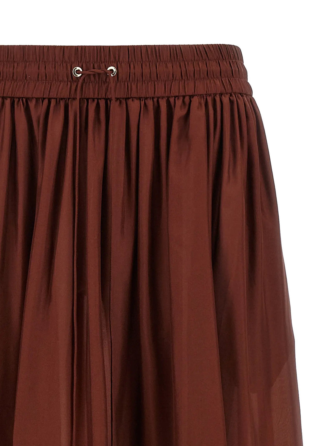 Zimmermann Sample Sale | Zimmermann Bordeaux Silk Mini Skirt - | Designer outlet