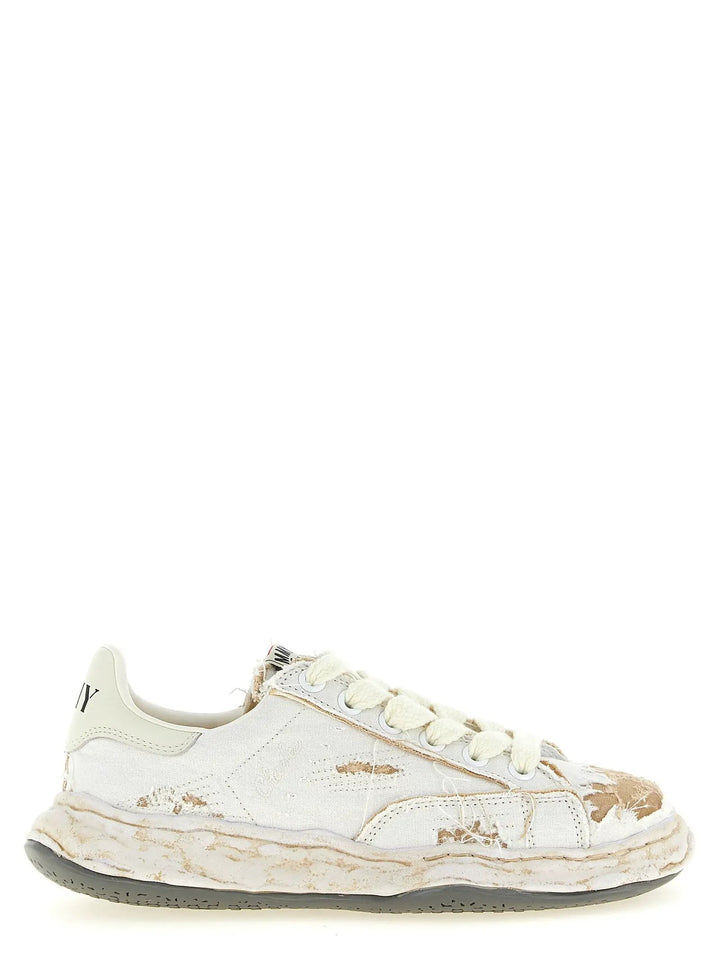 Maison Mihara Yasuhiro White Cotton Sneakers