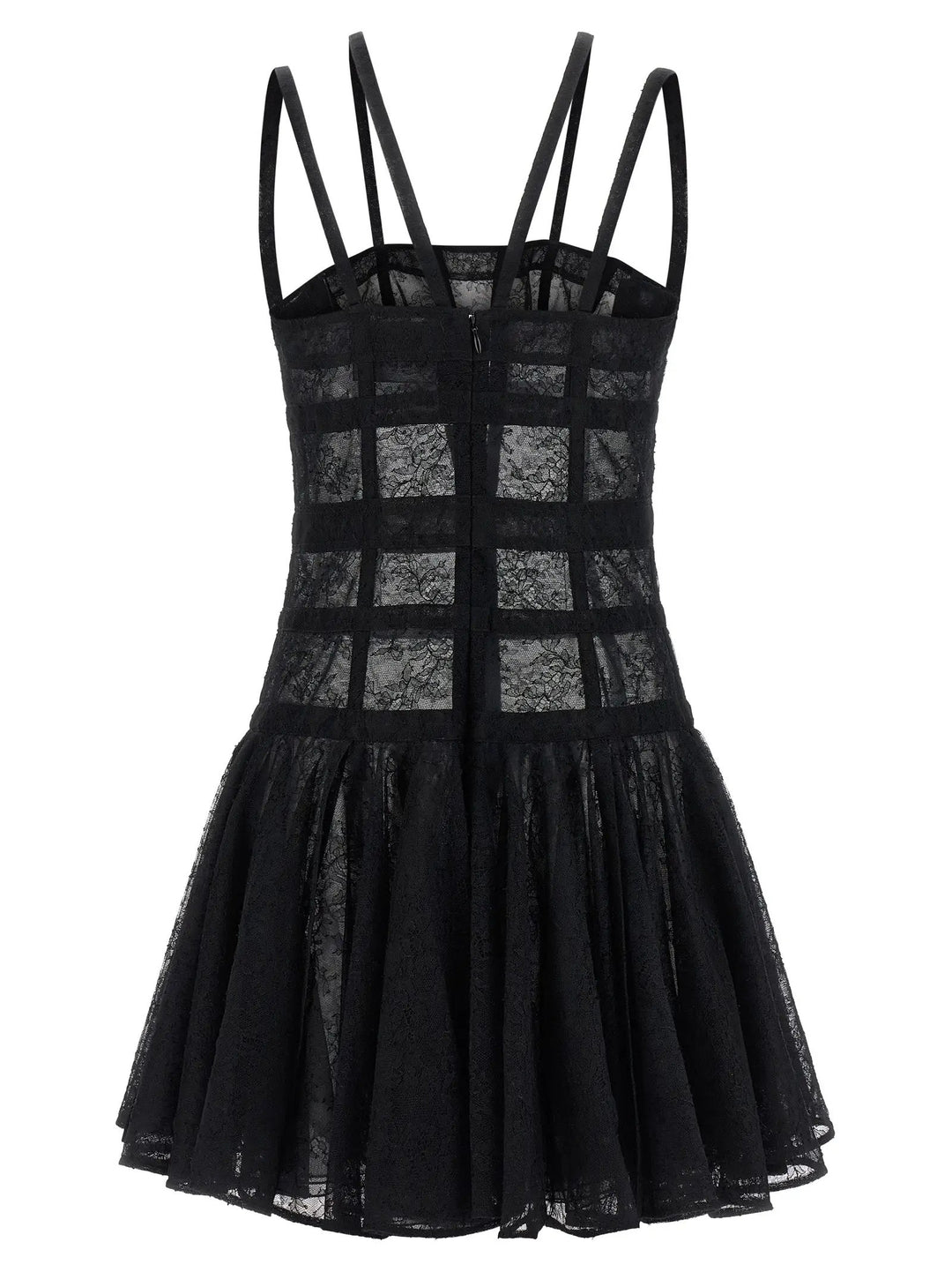 Giovanni Bedin Black Polyamide Short Dress