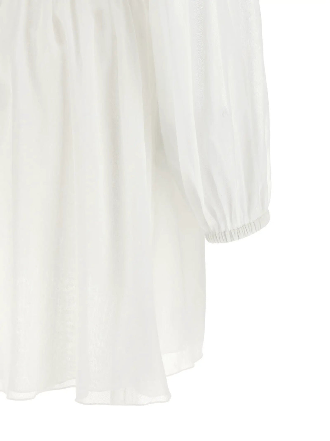 Giovanni Bedin White Cotton Short Dress