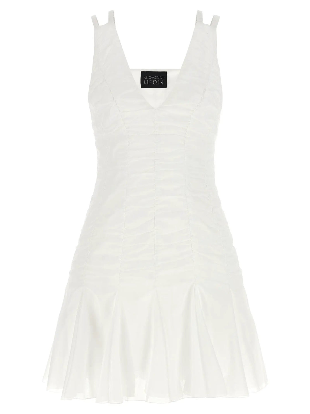 Giovanni Bedin Sample Sale | Giovanni Bedin White Cotton Short Dress - | Designer outlet