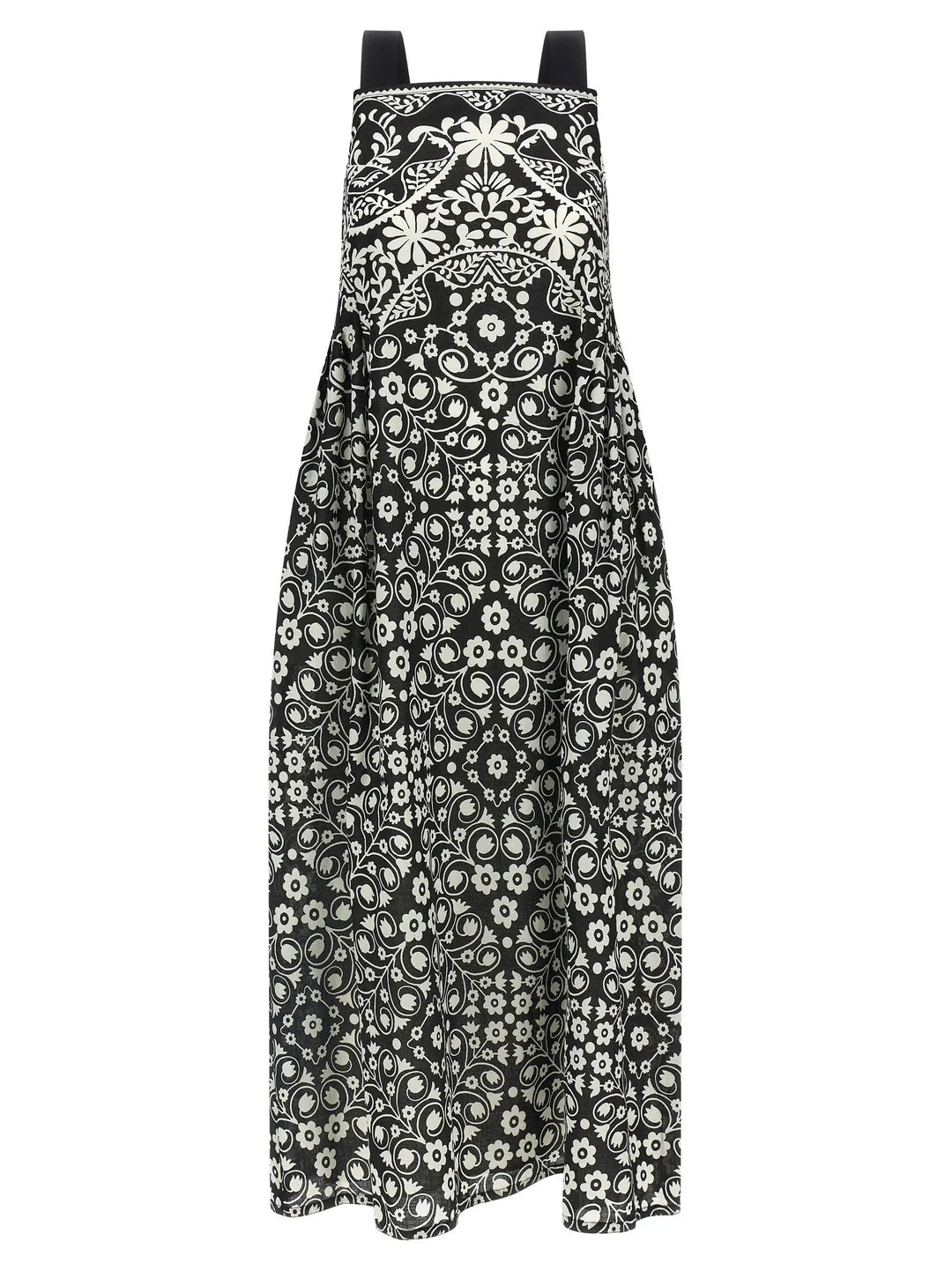 Max Mara Bicolor Cotton Long Dress